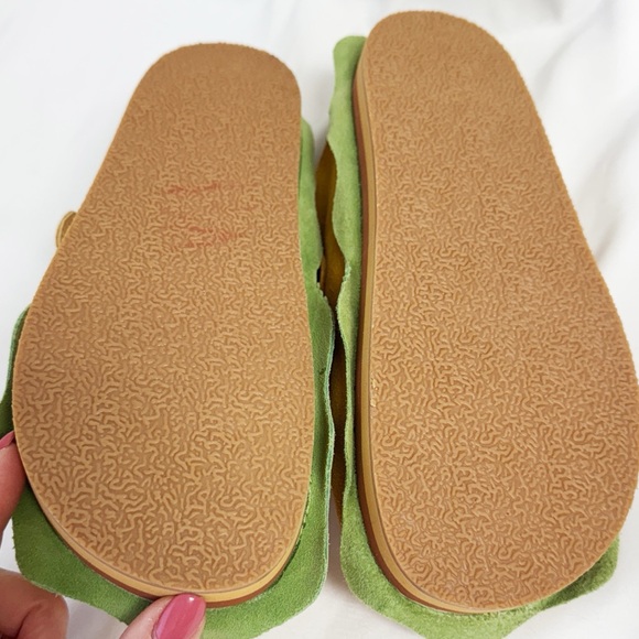 Hello Slippers/BBIMP "Burgerstocks" hamburger-style suede clogs, Size 6/6.5 New! - Picture 6 of 6